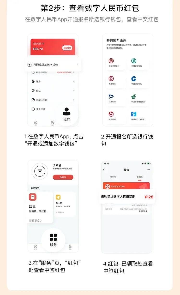 “乐购深圳”数字人民币红包到货！中签的“锦鲤”快来看使用攻略